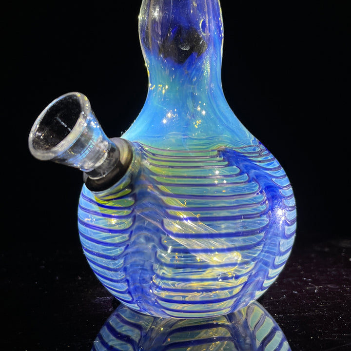 5" Silver Fumed Mini Bong Glass Pipe Mary Jane's Glass   