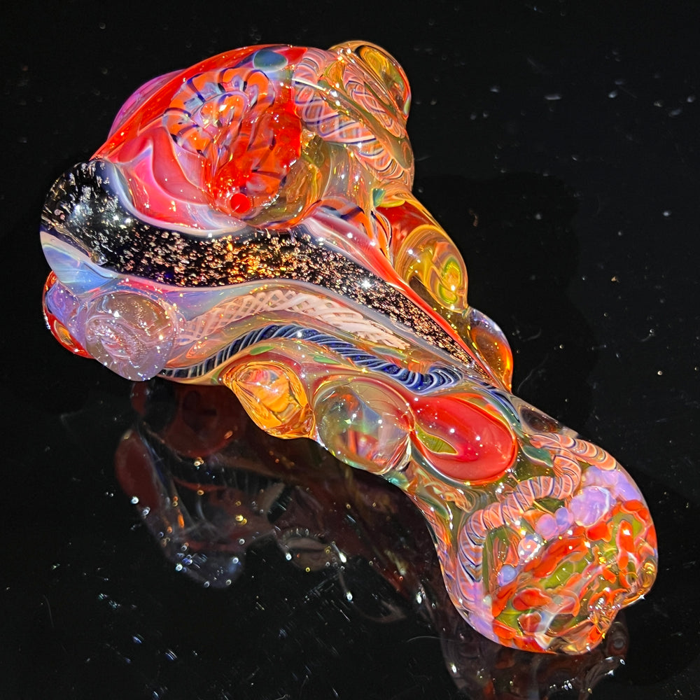 Molten Thick and Twisted Pipe Glass Pipe Molten Imagination   