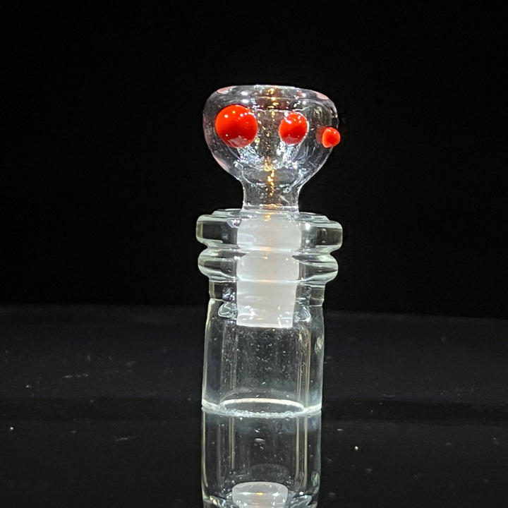 11" Colombian Red Beaker Bong Glass Pipe Mary Jane's Glass