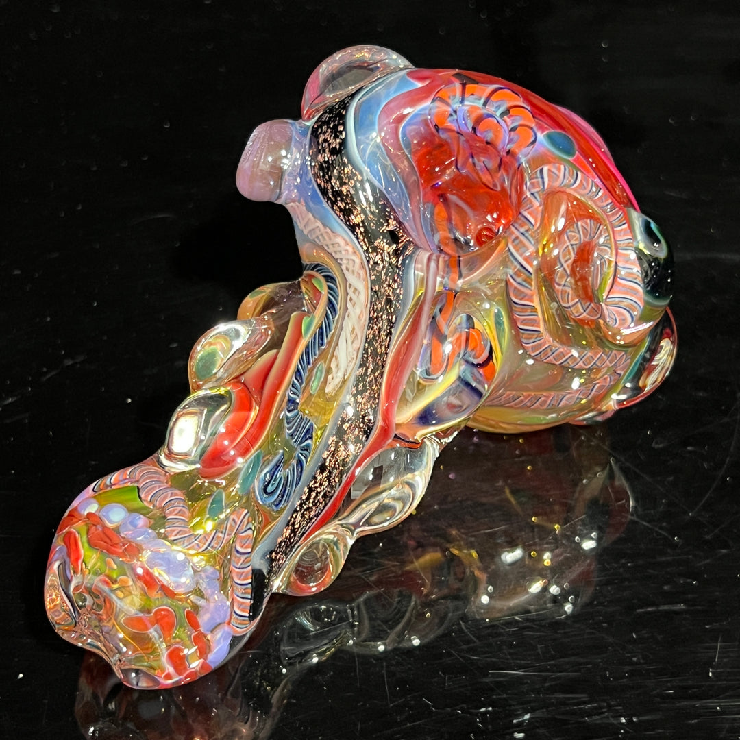 Molten Thick and Twisted Pipe Glass Pipe Molten Imagination   