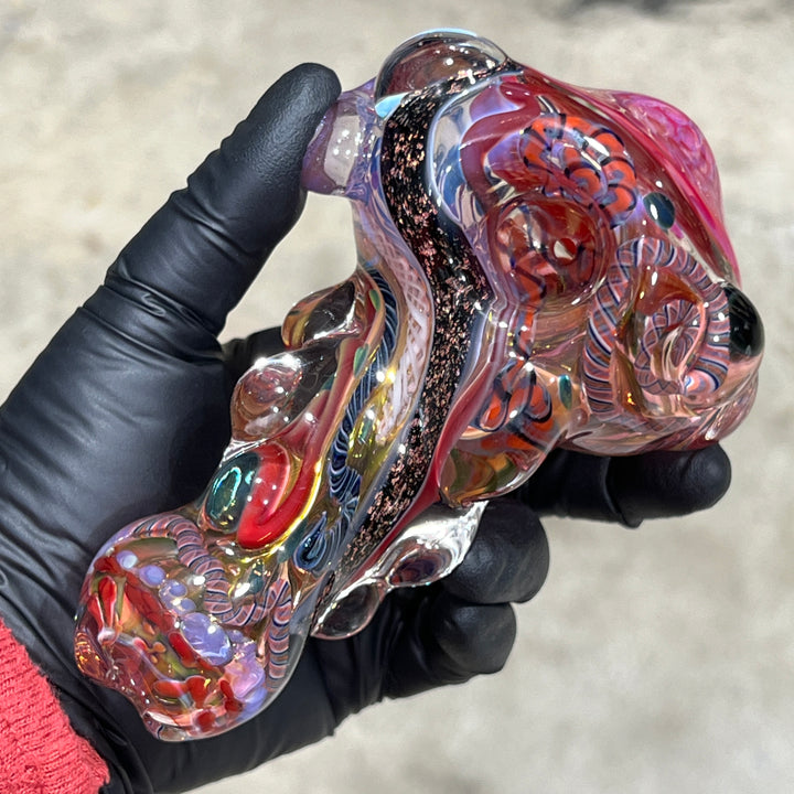 Molten Thick and Twisted Pipe Glass Pipe Molten Imagination   