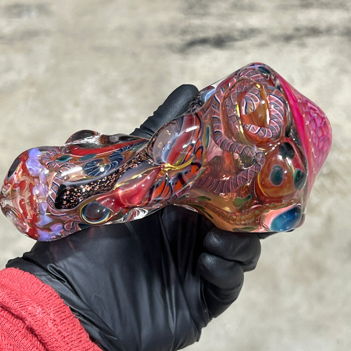 Molten Thick and Twisted Pipe Glass Pipe Molten Imagination   