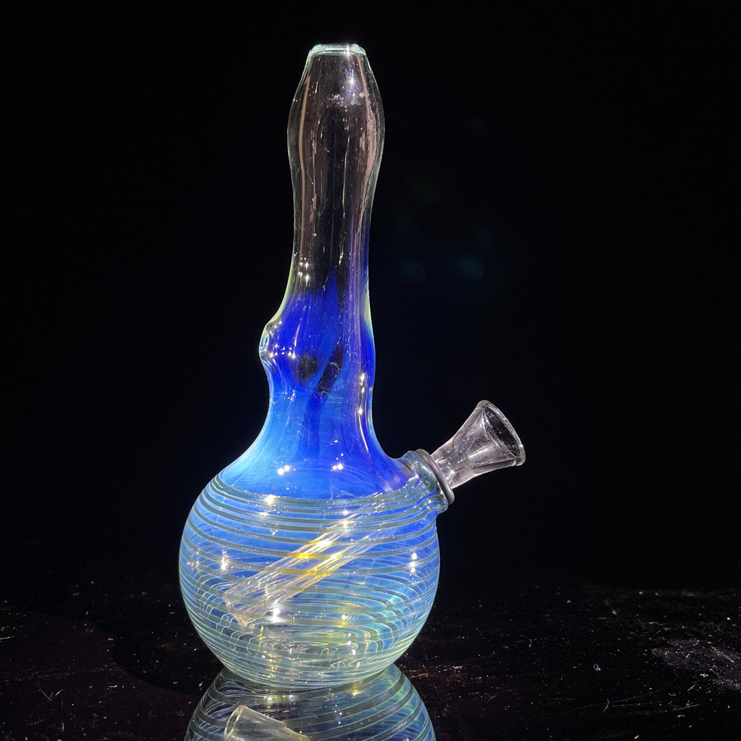 5" Silver Fumed Mini Bong Glass Pipe Mary Jane's Glass   