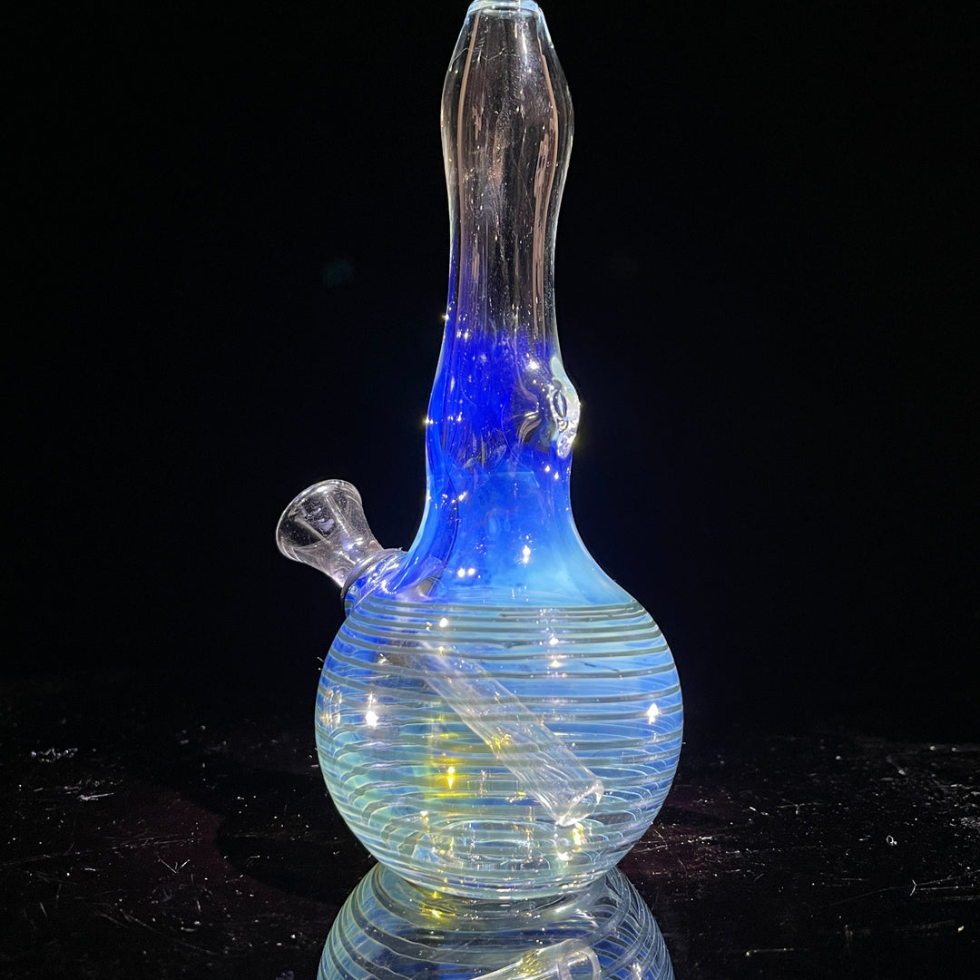 5" Silver Fumed Mini Bong Glass Pipe Mary Jane's Glass   