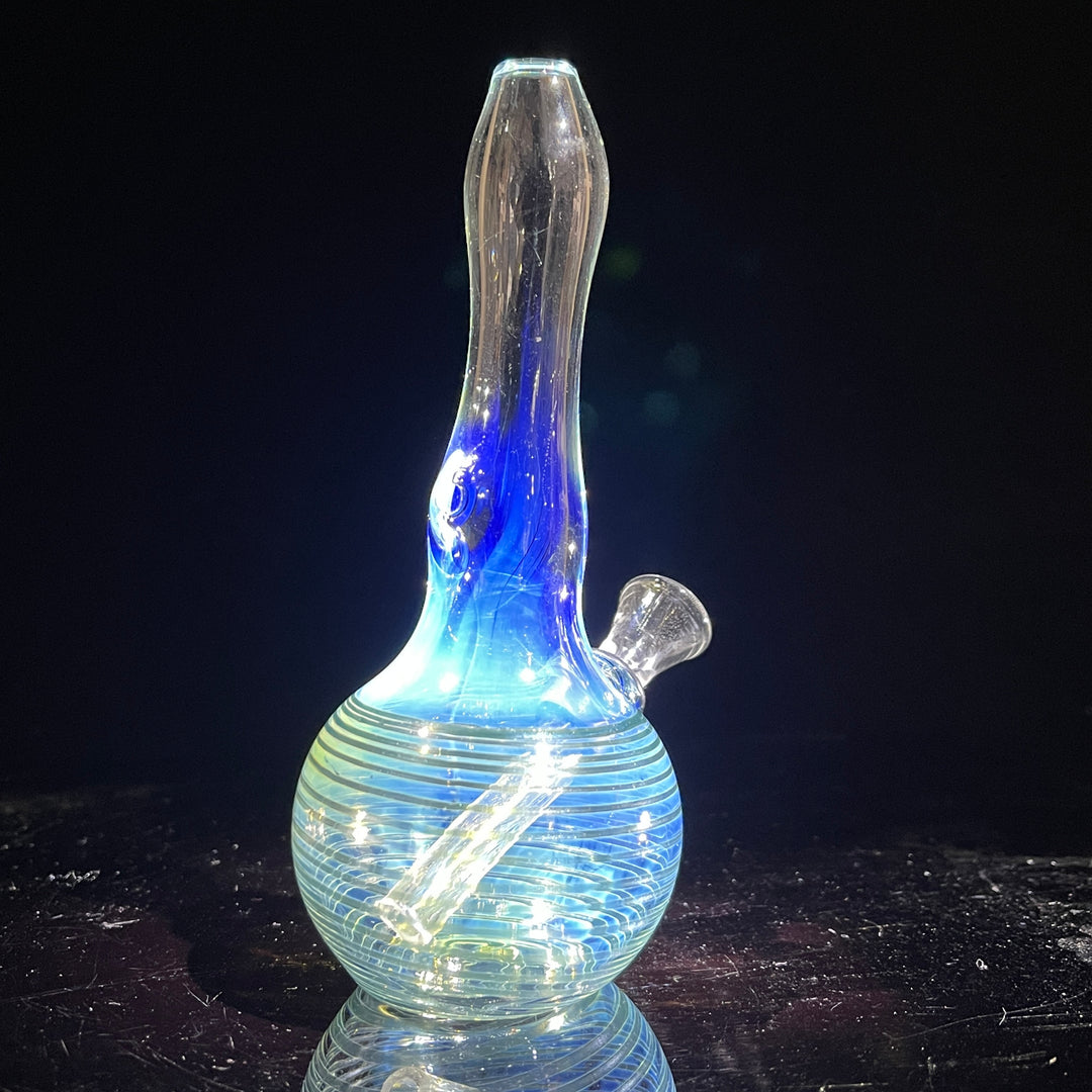 5" Silver Fumed Mini Bong Glass Pipe Mary Jane's Glass   