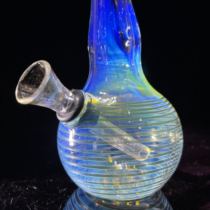 5" Silver Fumed Mini Bong Glass Pipe Mary Jane's Glass   