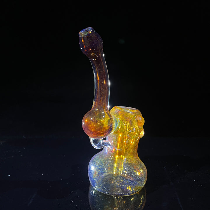 Smooth as Frit Bubbler Glass Pipe Sable Haze   