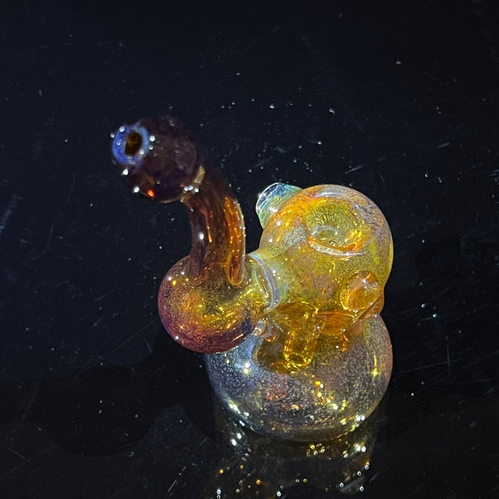 Smooth as Frit Bubbler Glass Pipe Sable Haze   