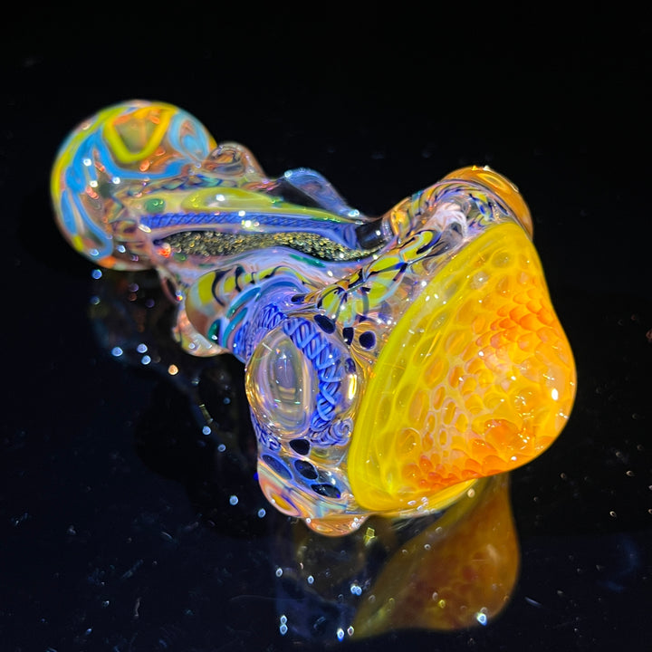 Molten Thick and Twisted Pipe Glass Pipe Molten Imagination   