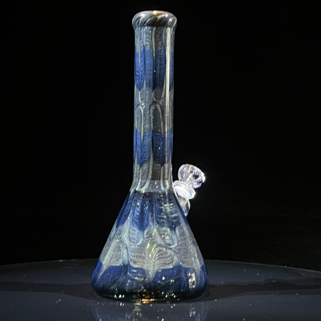 11" Midnight Sparkle Beaker Bong Glass Pipe Mary Jane's Glass