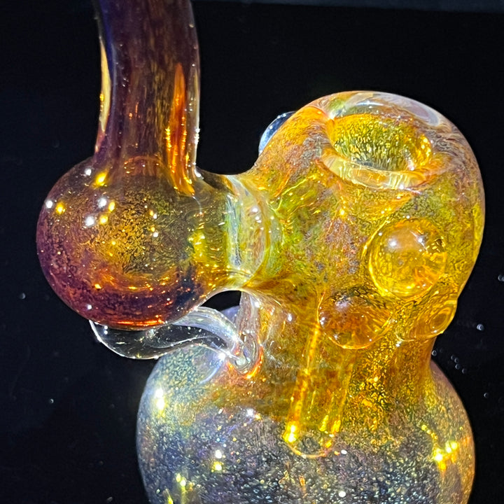 Smooth as Frit Bubbler Glass Pipe Sable Haze   