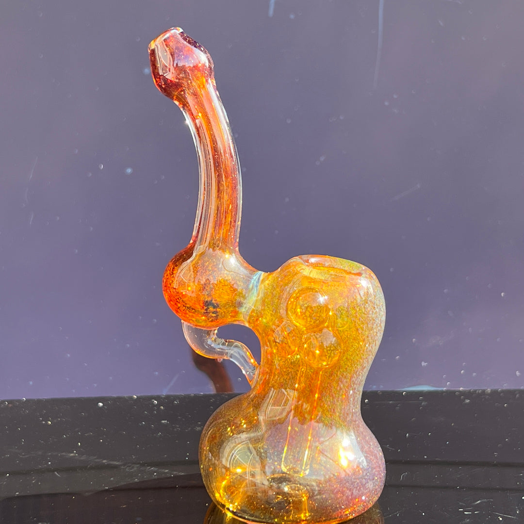 Smooth as Frit Bubbler Glass Pipe Sable Haze   