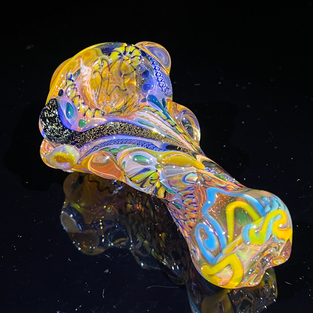 Molten Thick and Twisted Pipe Glass Pipe Molten Imagination   