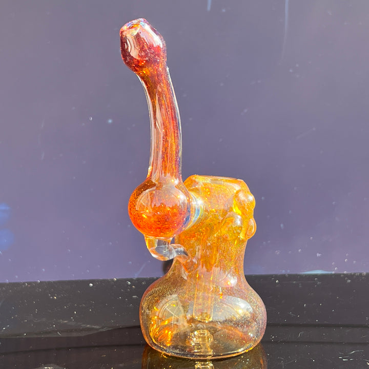 Smooth as Frit Bubbler Glass Pipe Sable Haze   