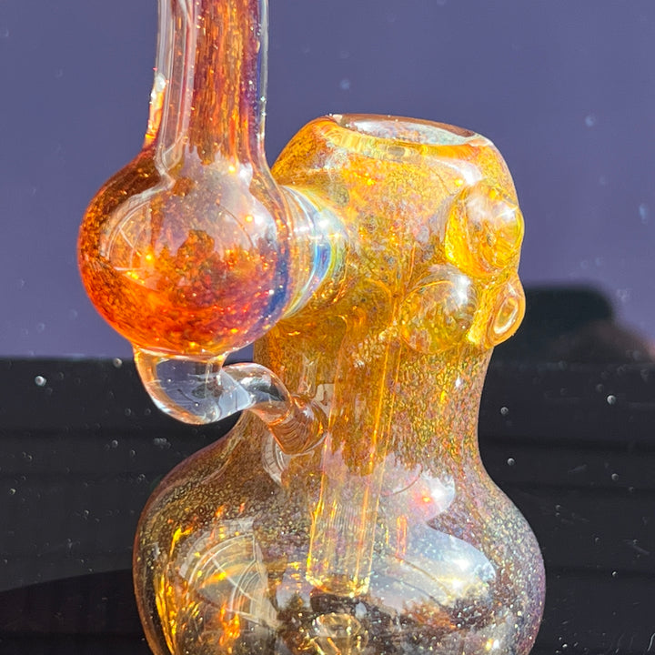 Smooth as Frit Bubbler Glass Pipe Sable Haze   