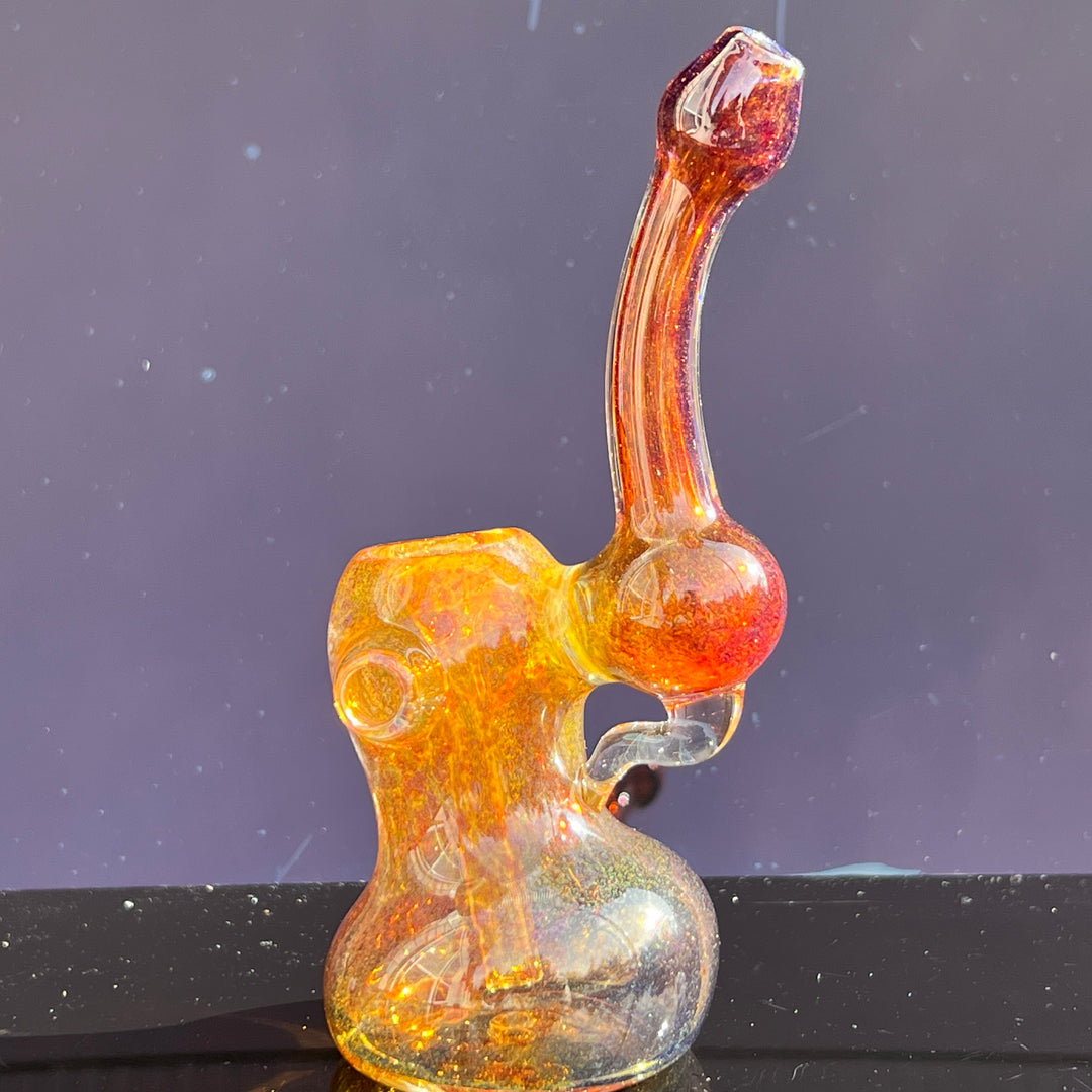 Smooth as Frit Bubbler Glass Pipe Sable Haze   