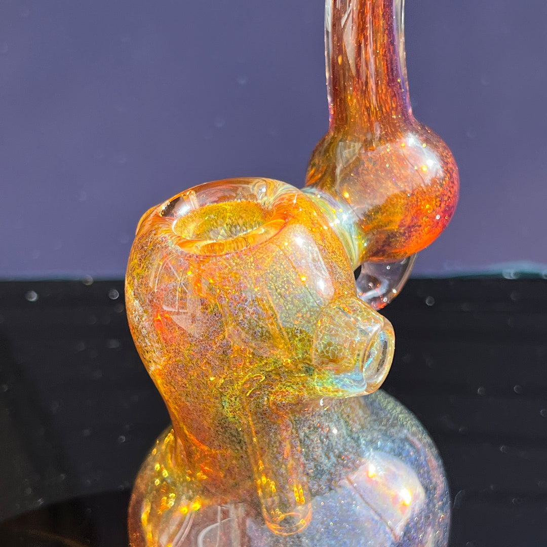 Smooth as Frit Bubbler Glass Pipe Sable Haze   