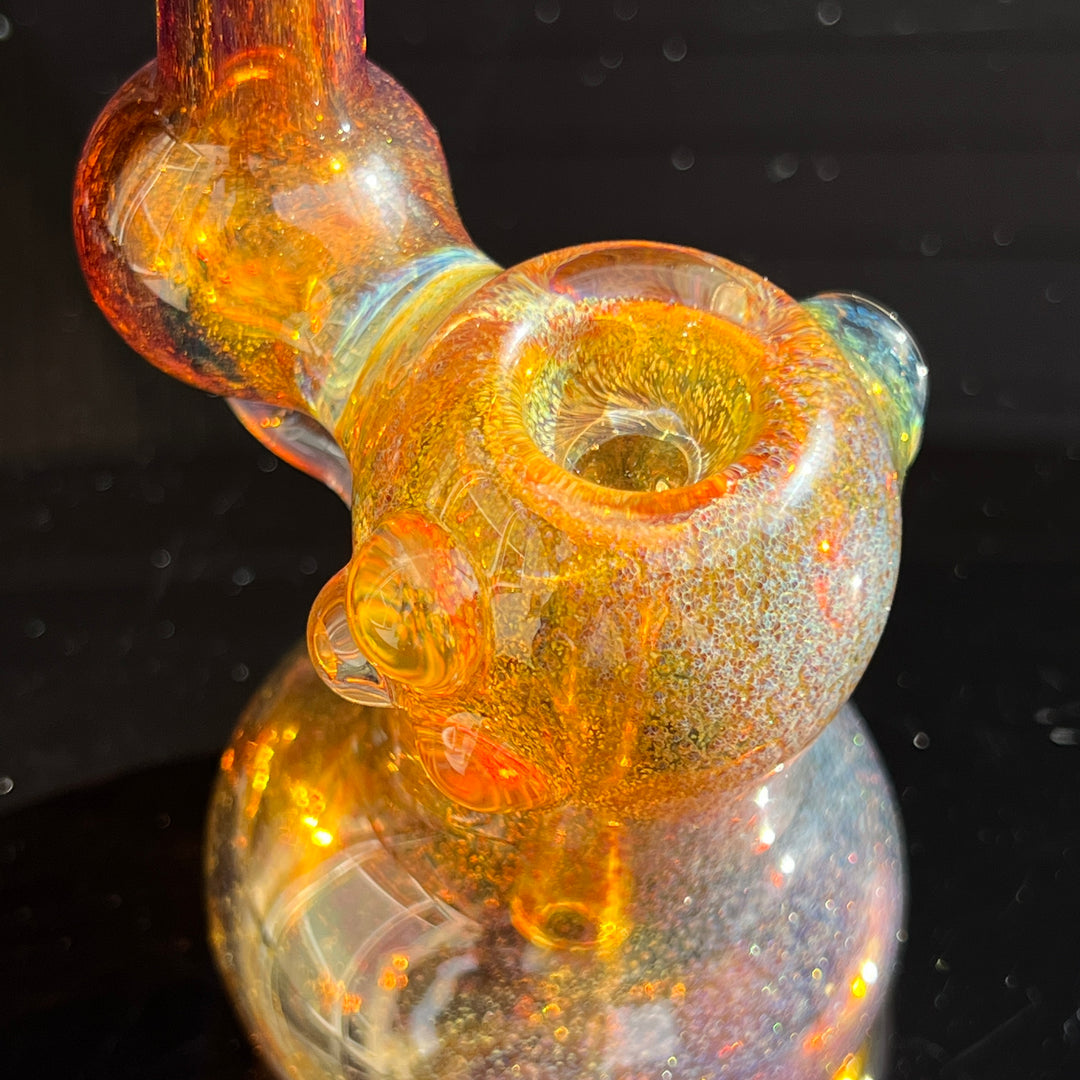 Smooth as Frit Bubbler Glass Pipe Sable Haze   