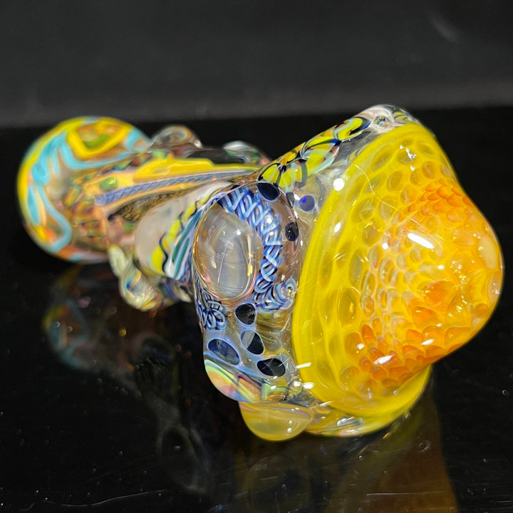 Molten Thick and Twisted Pipe Glass Pipe Molten Imagination   