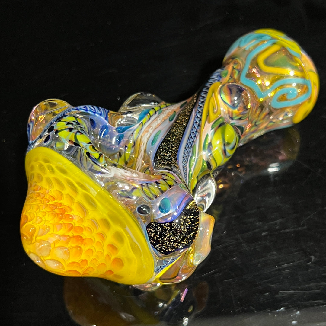 Molten Thick and Twisted Pipe Glass Pipe Molten Imagination   