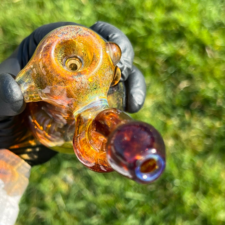 Smooth as Frit Bubbler Glass Pipe Sable Haze   