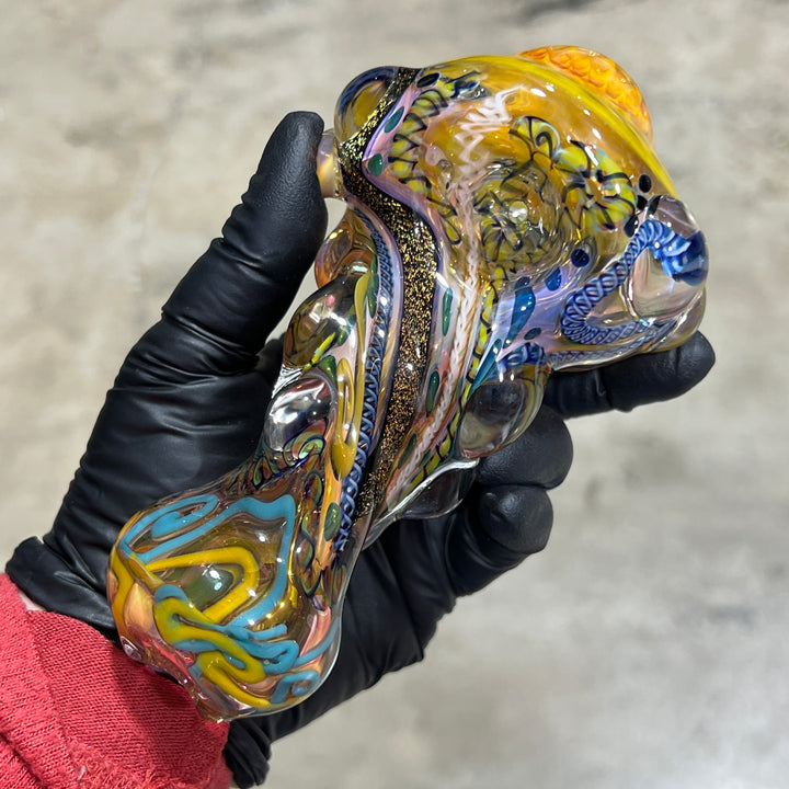 Molten Thick and Twisted Pipe Glass Pipe Molten Imagination   