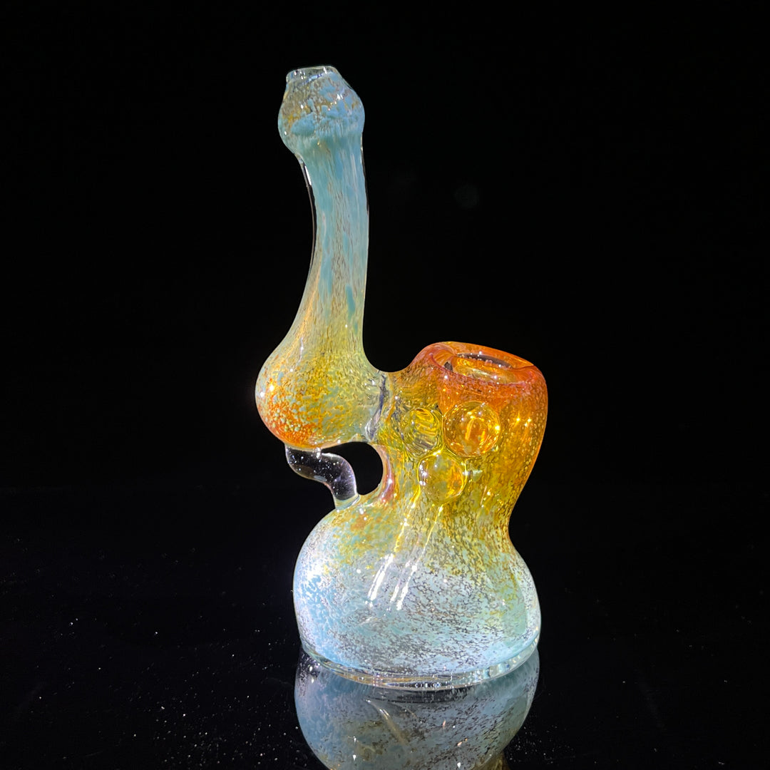 Smooth as Frit Bubbler Glass Pipe Sable Haze   