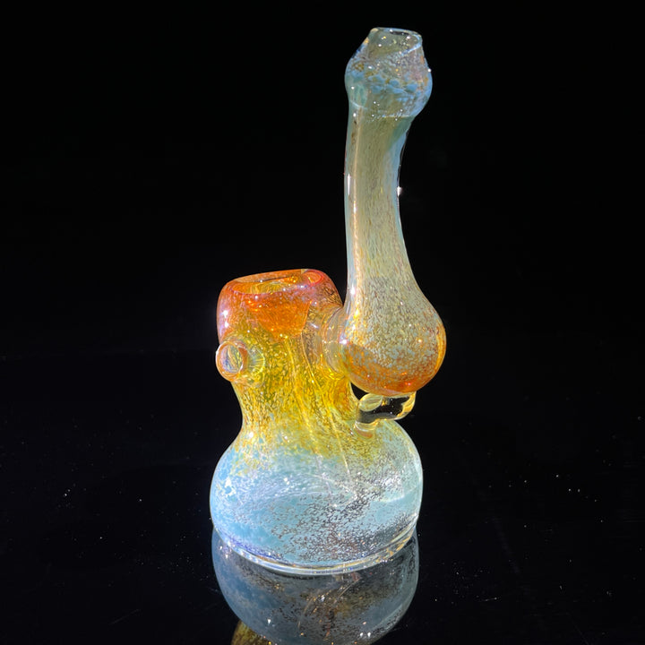 Smooth as Frit Bubbler Glass Pipe Sable Haze   