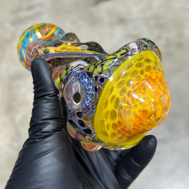 Molten Thick and Twisted Pipe Glass Pipe Molten Imagination   