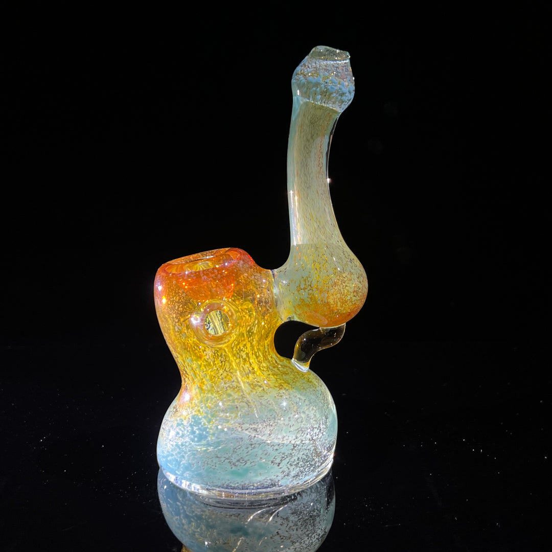 Smooth as Frit Bubbler Glass Pipe Sable Haze   