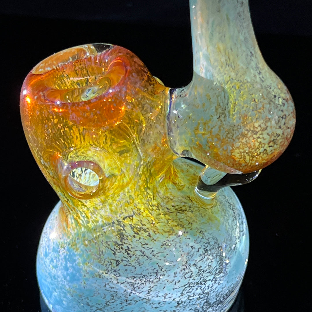 Smooth as Frit Bubbler Glass Pipe Sable Haze   