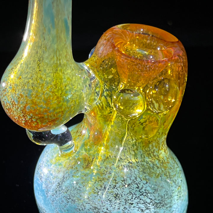 Smooth as Frit Bubbler Glass Pipe Sable Haze   