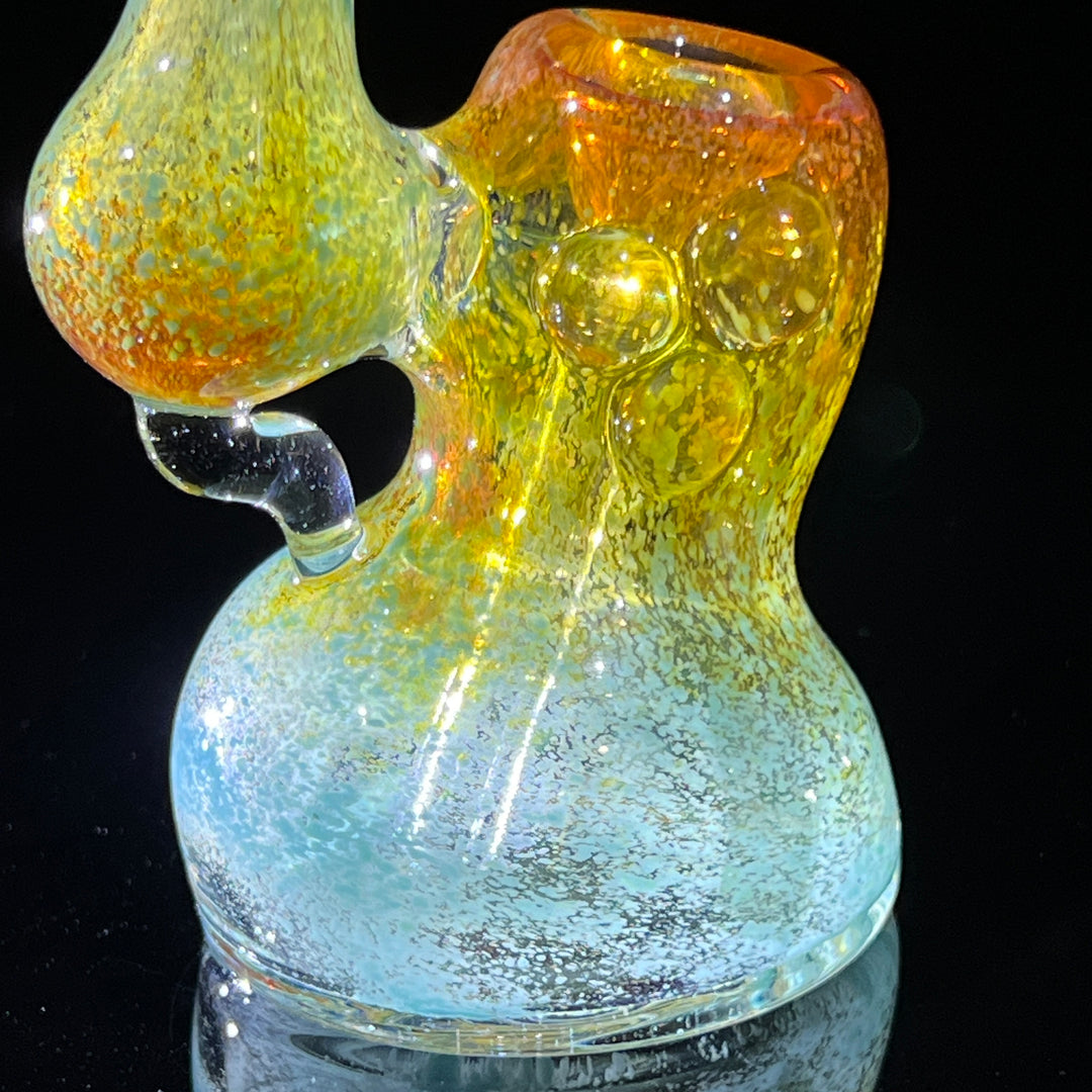 Smooth as Frit Bubbler Glass Pipe Sable Haze   