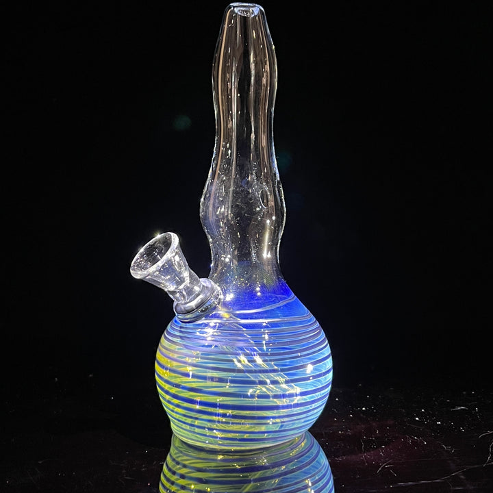 5" Silver Fumed Mini Bong Glass Pipe Mary Jane's Glass   