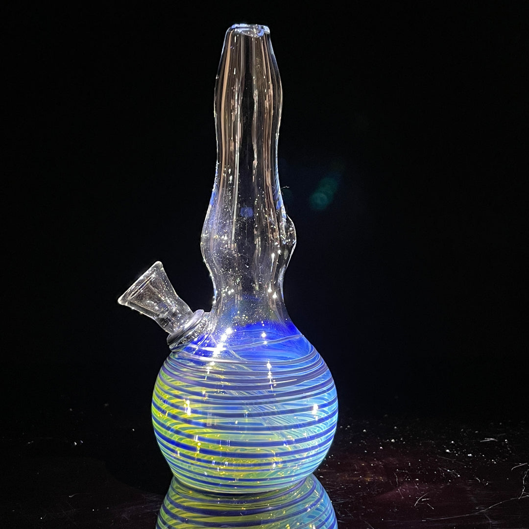 5" Silver Fumed Mini Bong Glass Pipe Mary Jane's Glass   