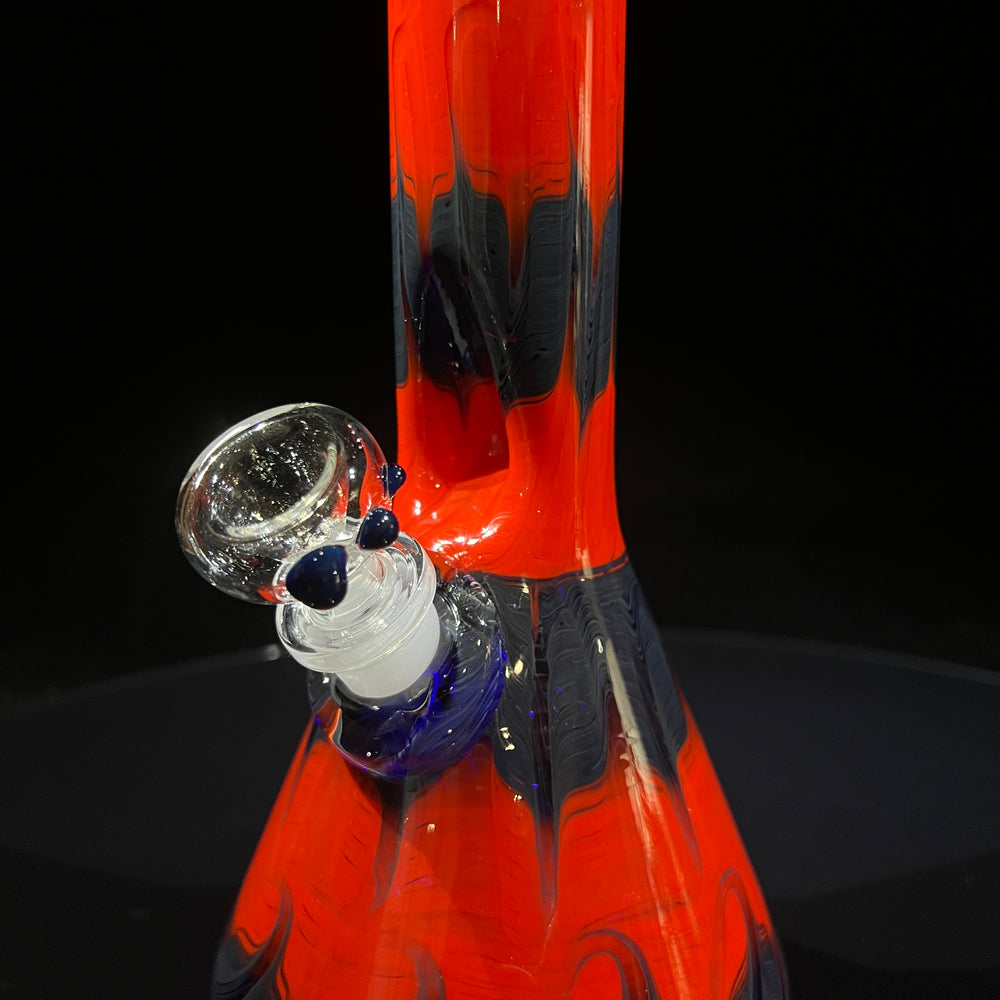 11" Very Berry Beaker Bong Glass Pipe Mary Jane's Glass