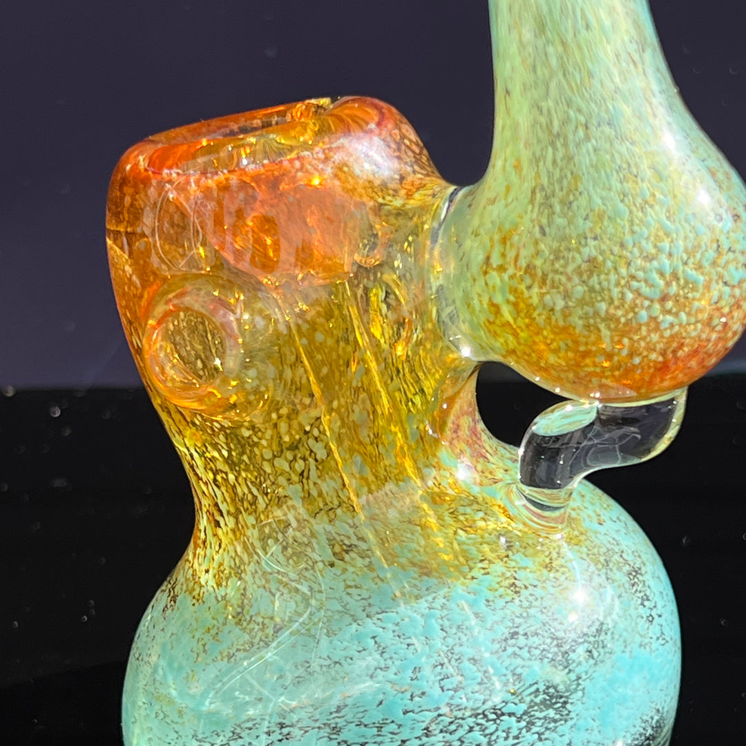 Smooth as Frit Bubbler Glass Pipe Sable Haze   