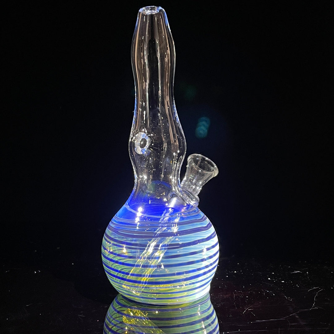 5" Silver Fumed Mini Bong Glass Pipe Mary Jane's Glass   