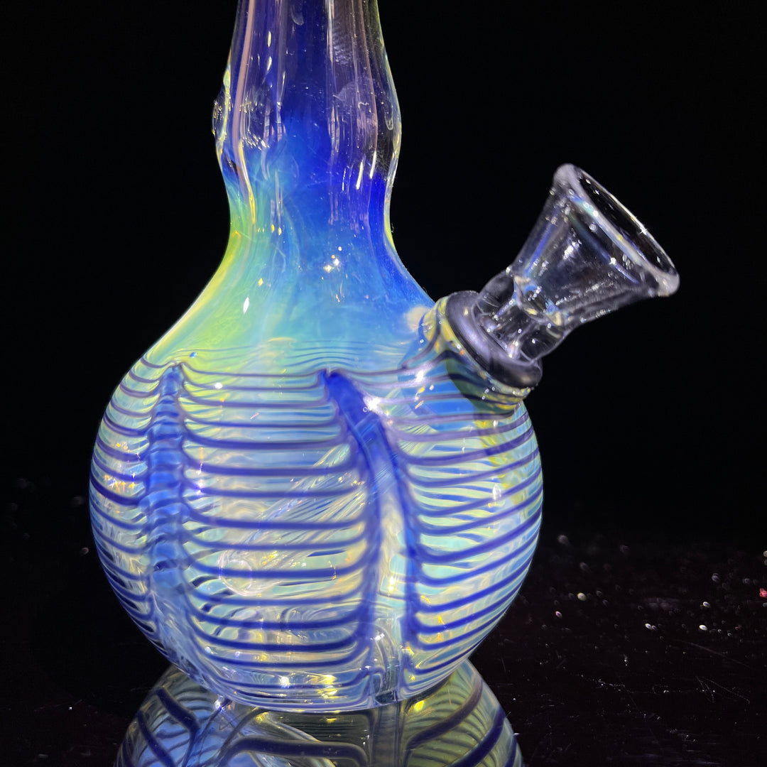 5" Silver Fumed Mini Bong Glass Pipe Mary Jane's Glass   