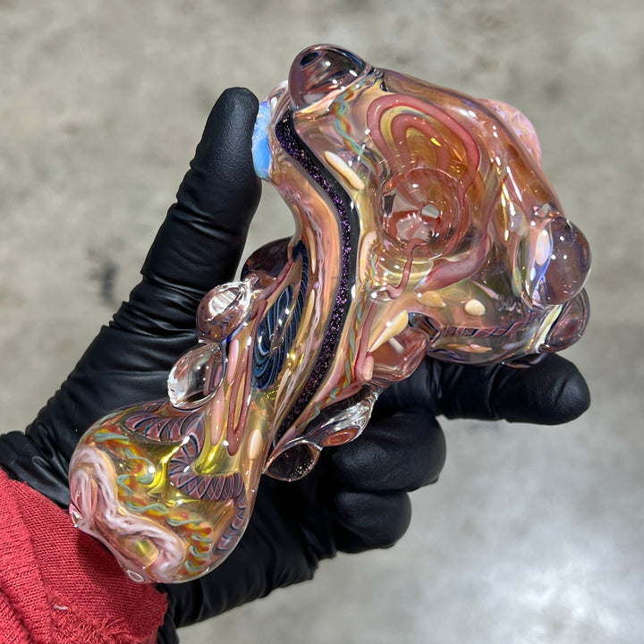 Molten Thick and Twisted Pipe Glass Pipe Molten Imagination   