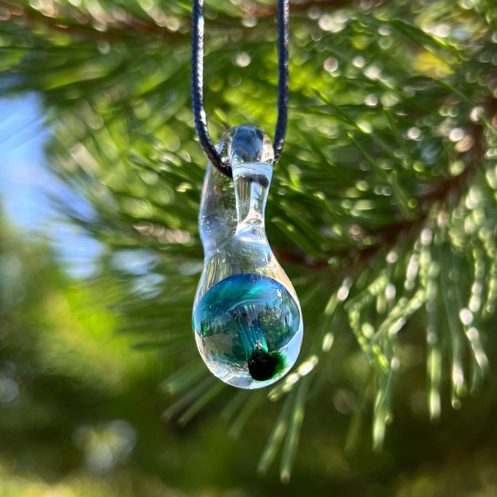 Fancy Mushroom Drop Pendant Glass Pipe Beezy Glass   