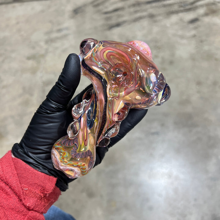 Molten Thick and Twisted Pipe Glass Pipe Molten Imagination   