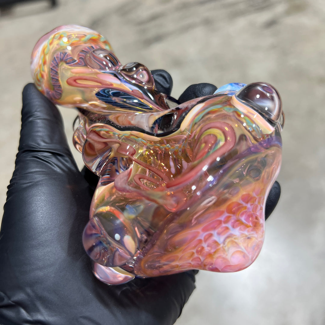 Molten Thick and Twisted Pipe Glass Pipe Molten Imagination   