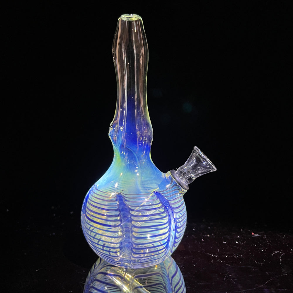 5" Silver Fumed Mini Bong Glass Pipe Mary Jane's Glass   