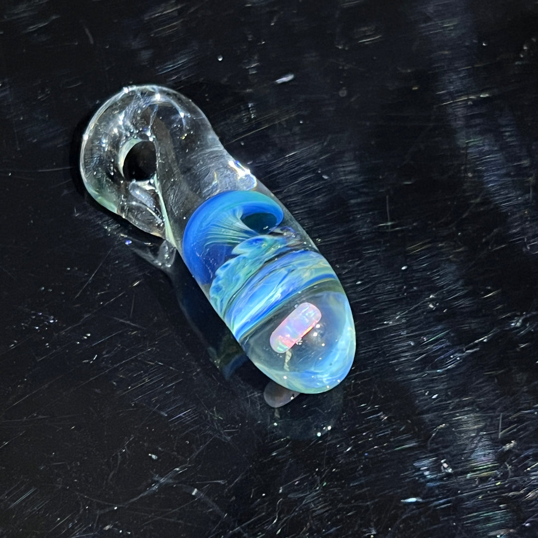 Fancy Mushroom Opal Drop Pendant Glass Pipe Beezy Glass   