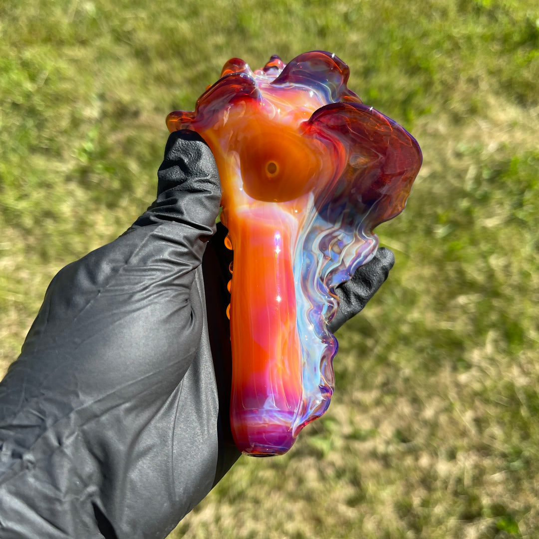 Mango Seashell Pipe Glass Pipe Unclefish Creations   