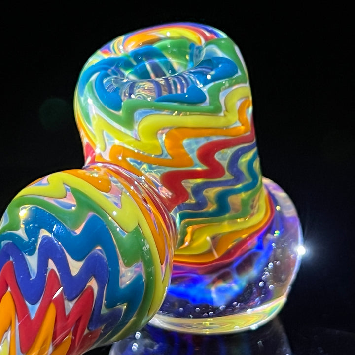 ISO Rainbow Hammer with Honeycomb Glass Pipe TG   