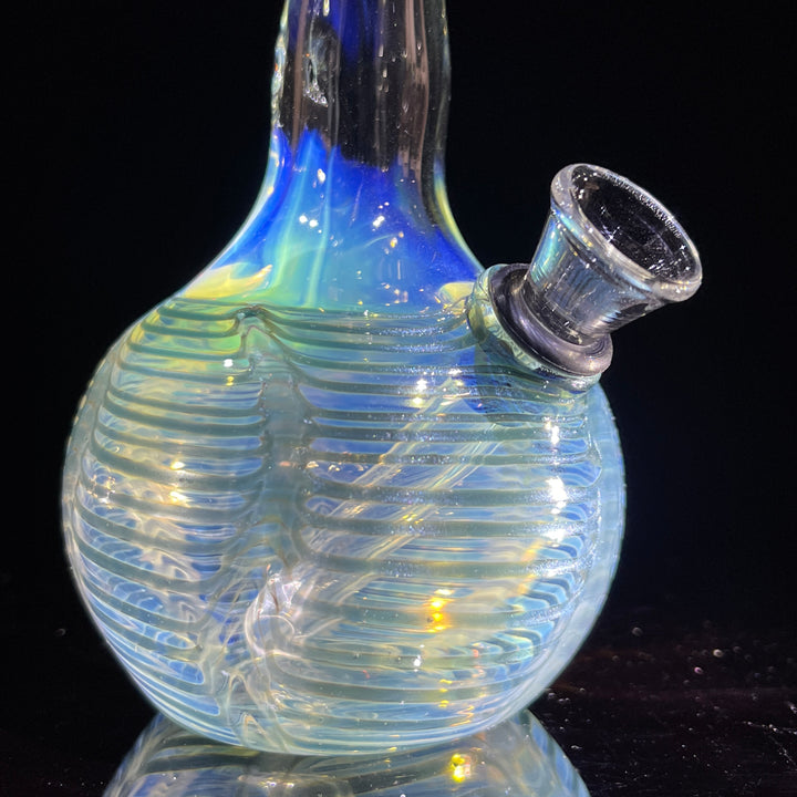 5" Silver Fumed Mini Bong Glass Pipe Mary Jane's Glass   