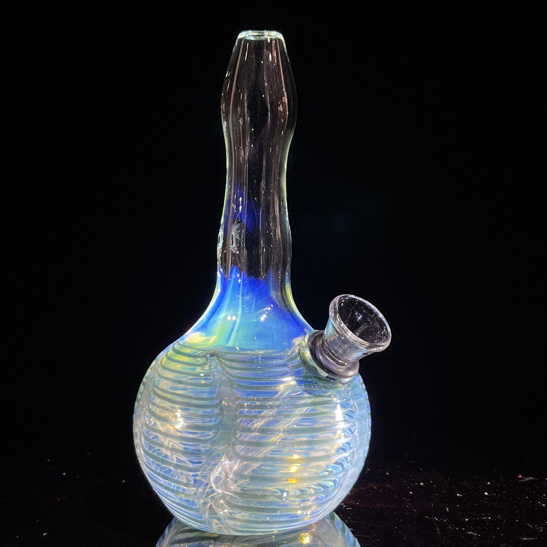 5" Silver Fumed Mini Bong Glass Pipe Mary Jane's Glass   