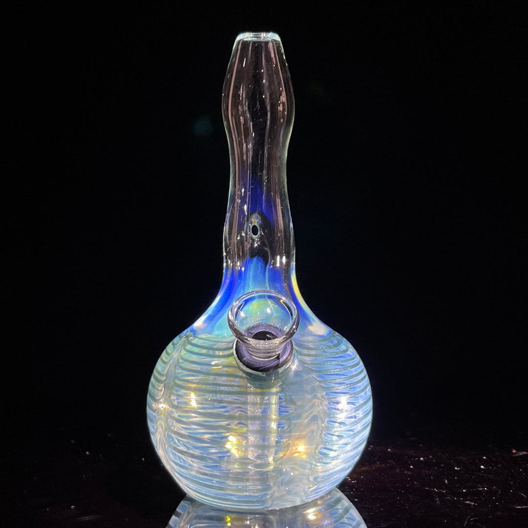 5" Silver Fumed Mini Bong Glass Pipe Mary Jane's Glass   